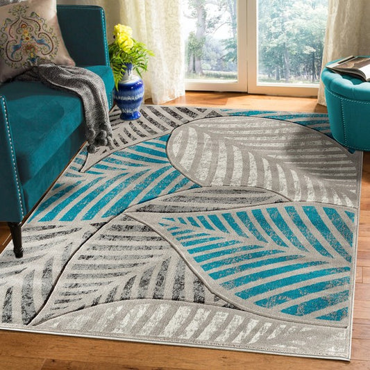 Modern Contemporary Hand Carved Rug